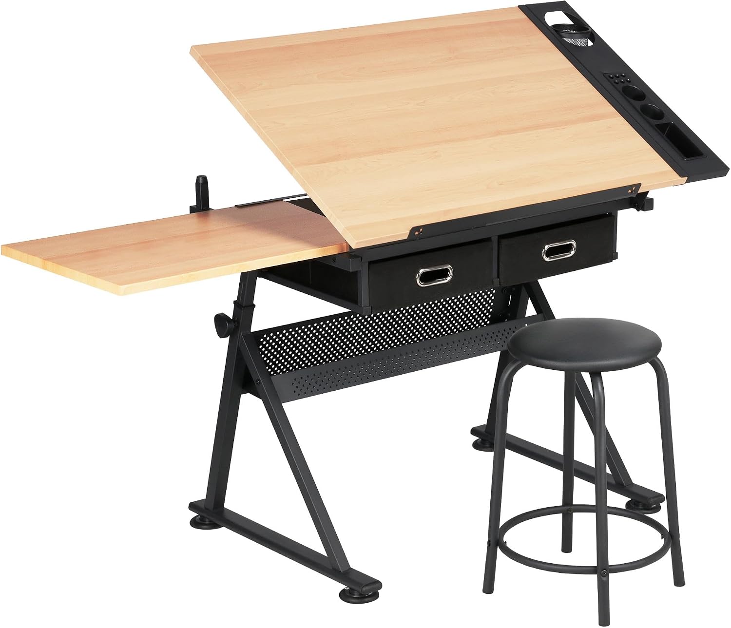 Home Office Desks - Mesa de Desenho Ajustável com Banqueta