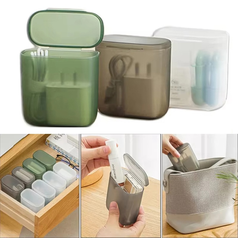 Cable Management Box - Caixa de armazenamento transparente para cabos