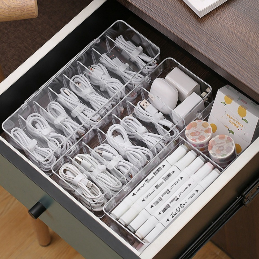 Cable Management Box - Organizador de Cabos Multifuncional, Caixa de