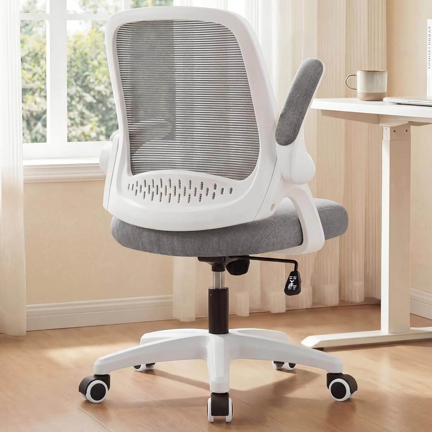 Home Office Desks - Cadeira de Escritório Ergonômica em Malha