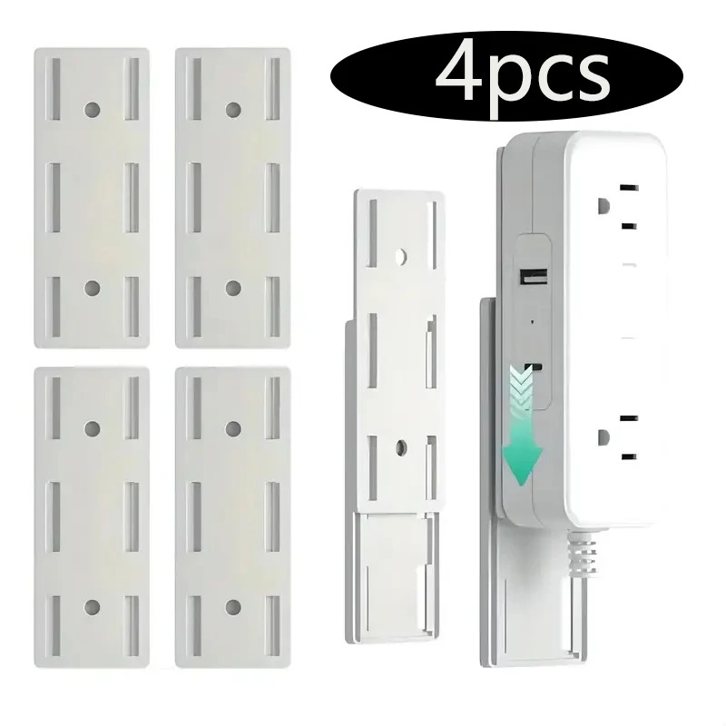 Power Strip Desk - Suporte de Tomada de Parede Autoadesivo