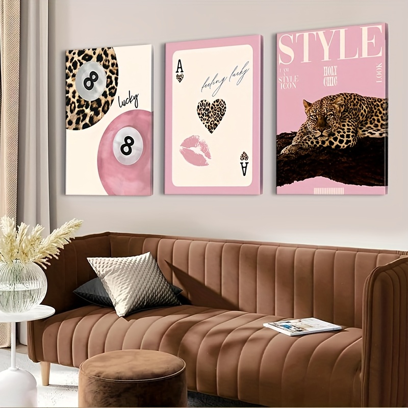 Home Office Image - Conjunto de 3 Peças de Arte