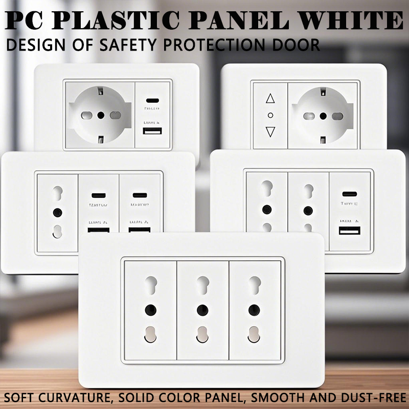 Power Strip Desk - 118 pc painel de plástico tomada