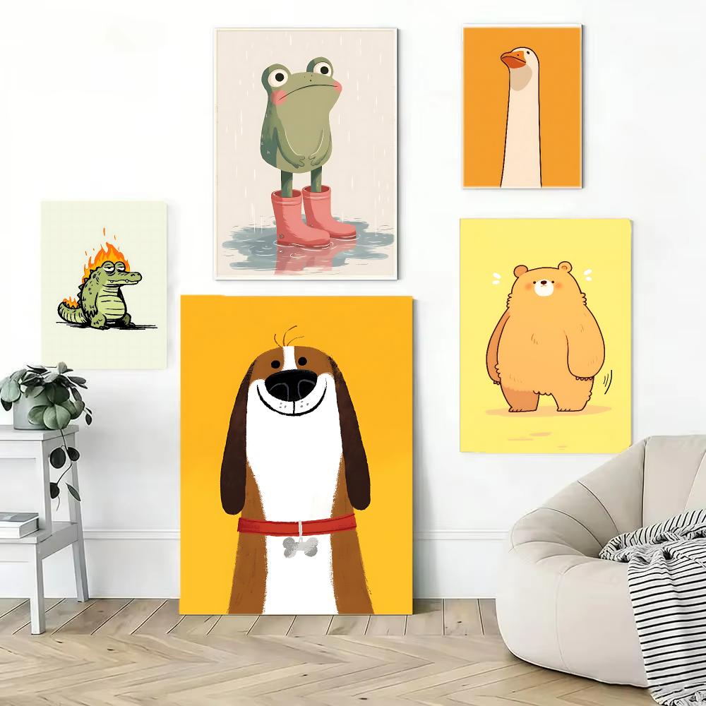 Home Office Interior Design - Pôster de Arte de Parede com