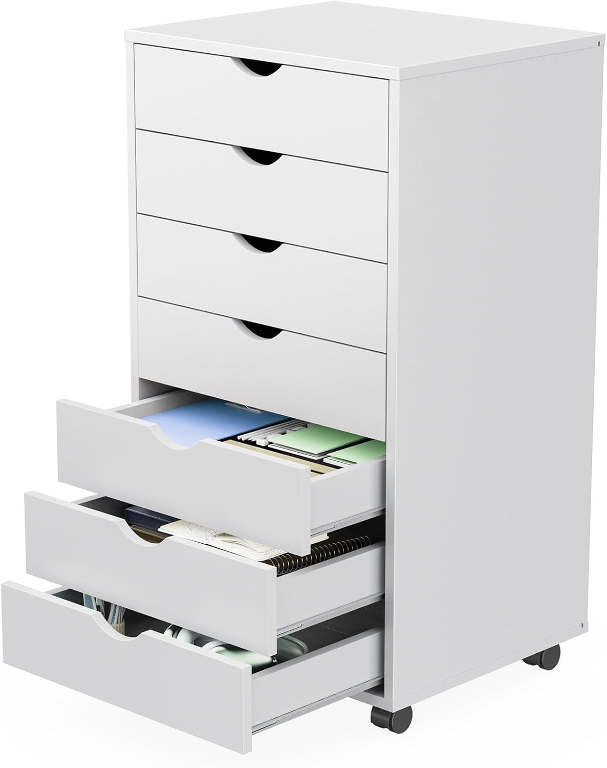 Desk Drawer Small - Armário de Armazenamento com 7 Gavetas,
