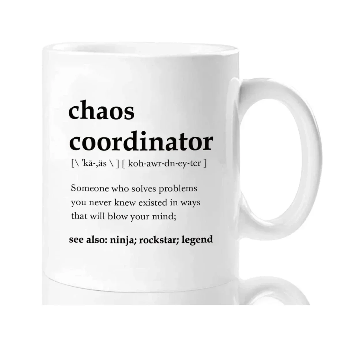 Home Office Dictionary - Caneca de Cerâmica com Definição de
