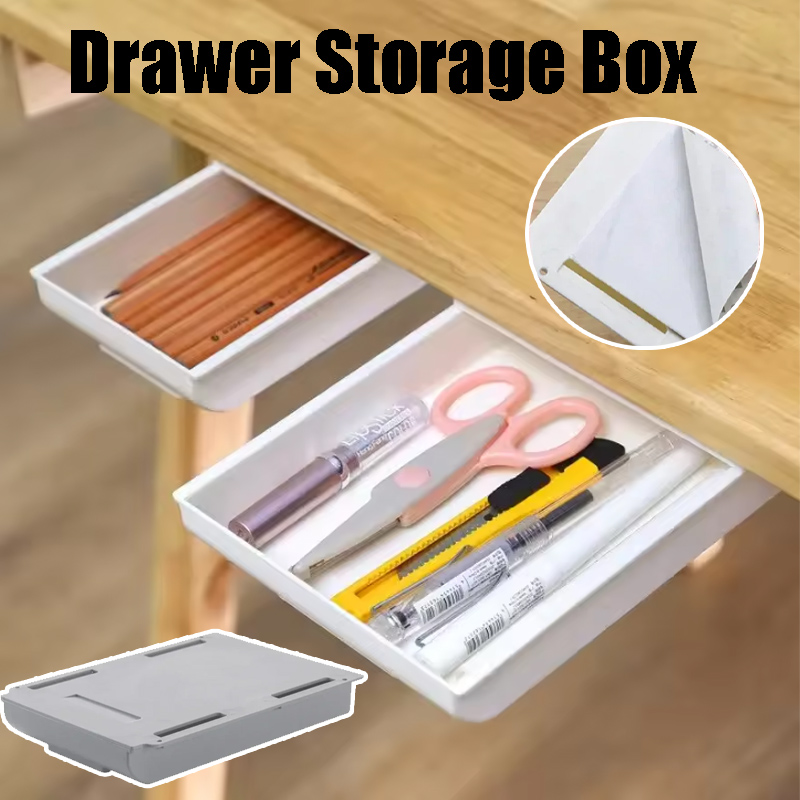 Desk Drawer Small - Organizador de gaveta oculta de mesa,