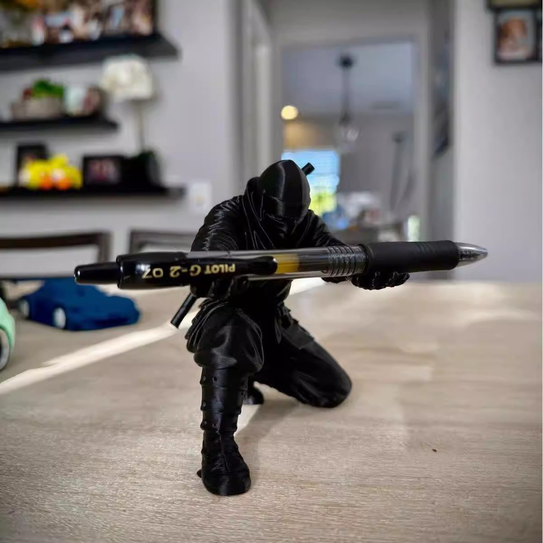 Home Office Desks - Suporte para caneta ninja impresso em