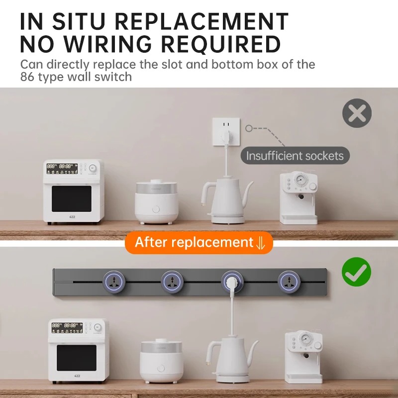 Tomada de parede escondida, tr - Power Strip Desk avaliação e preço