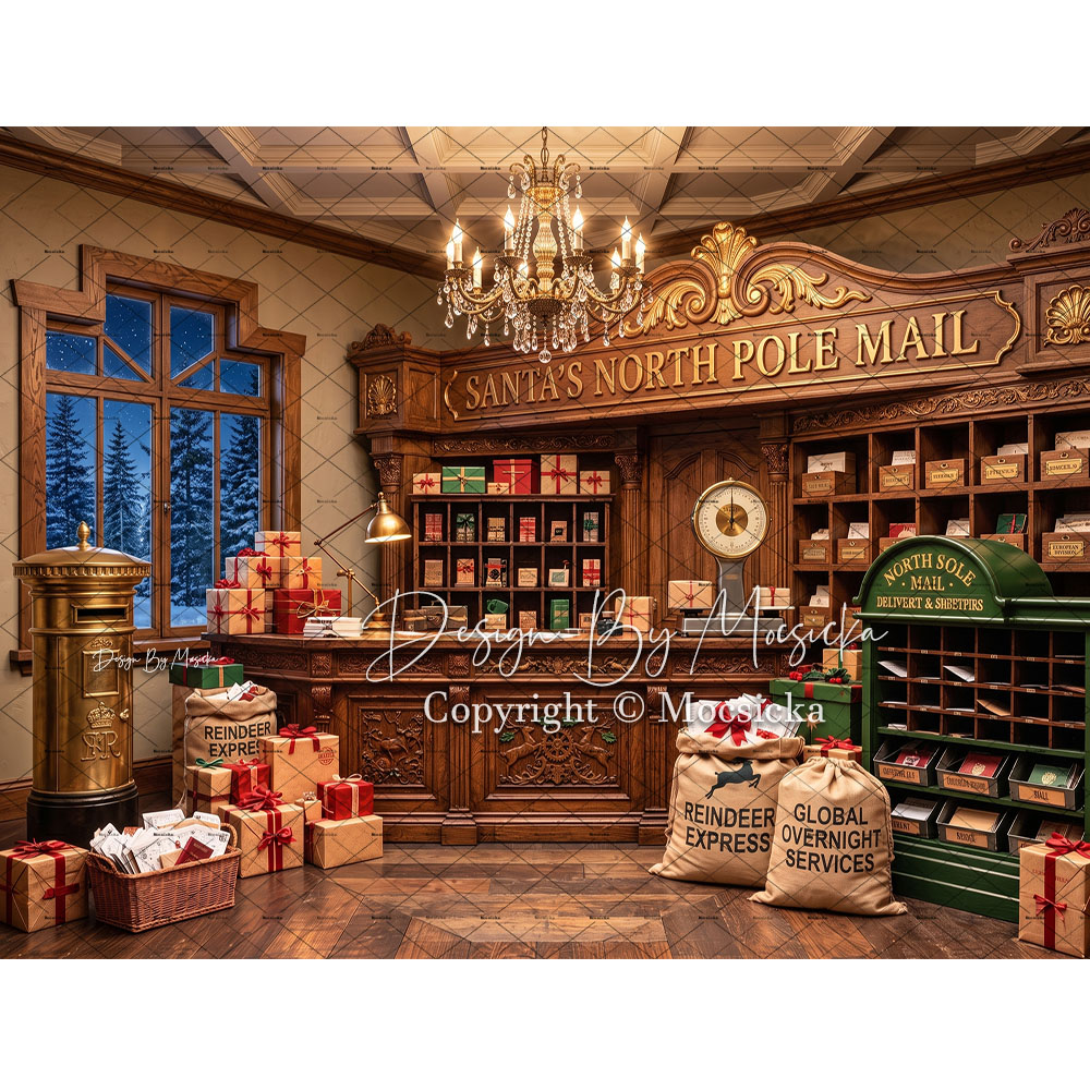 Fundo Fotográfico de Natal Moc - Home Office Backdrop avaliação e preço
