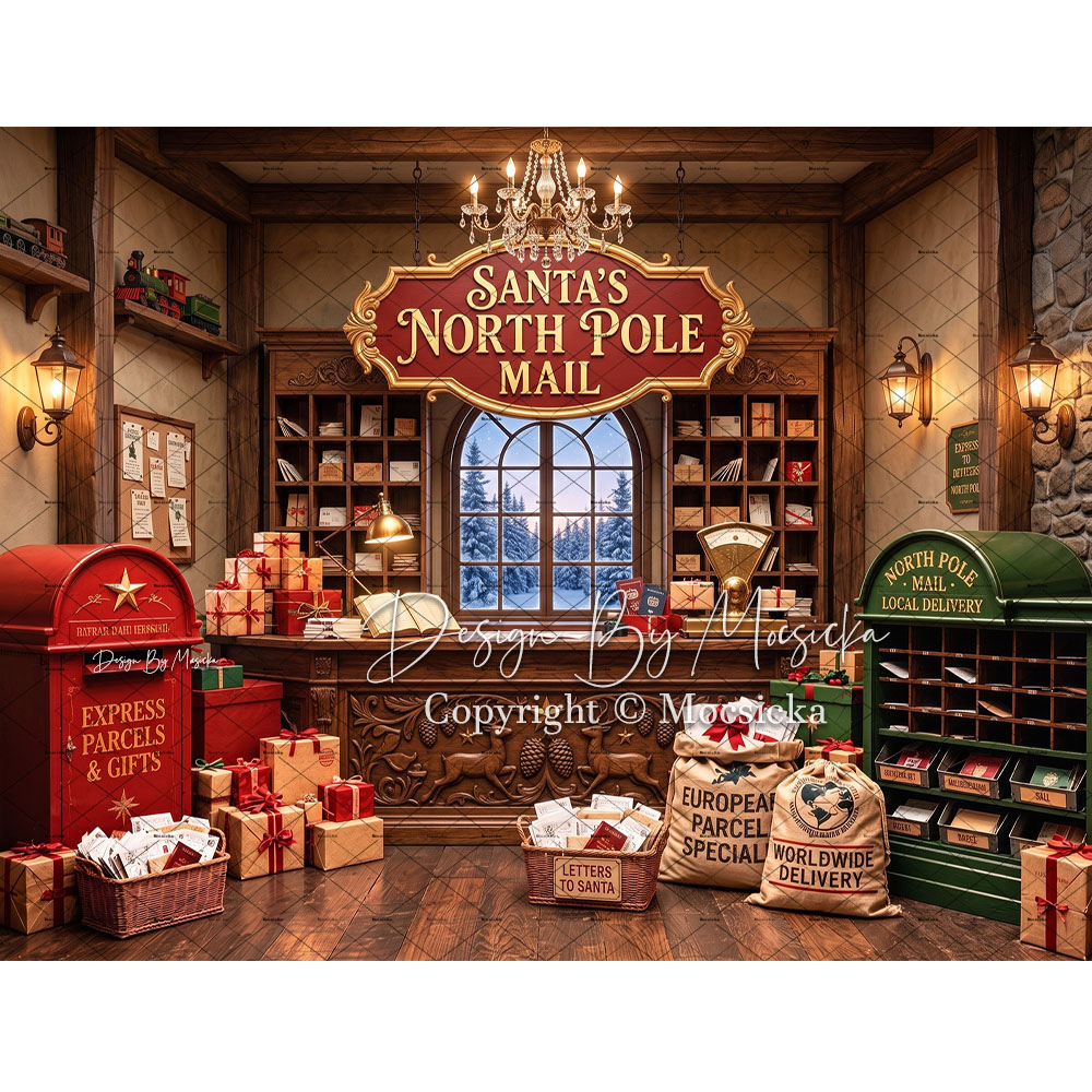 Fundo Fotográfico de Natal Moc - Home Office Backdrop avaliação e preço