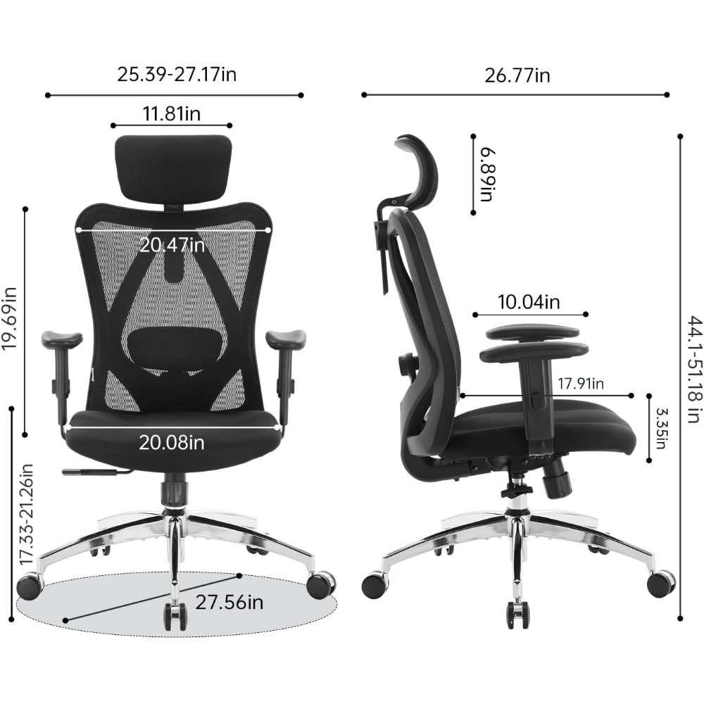 Cadeira de Escritório Ergonômi - Home Office Desks avaliação e preço