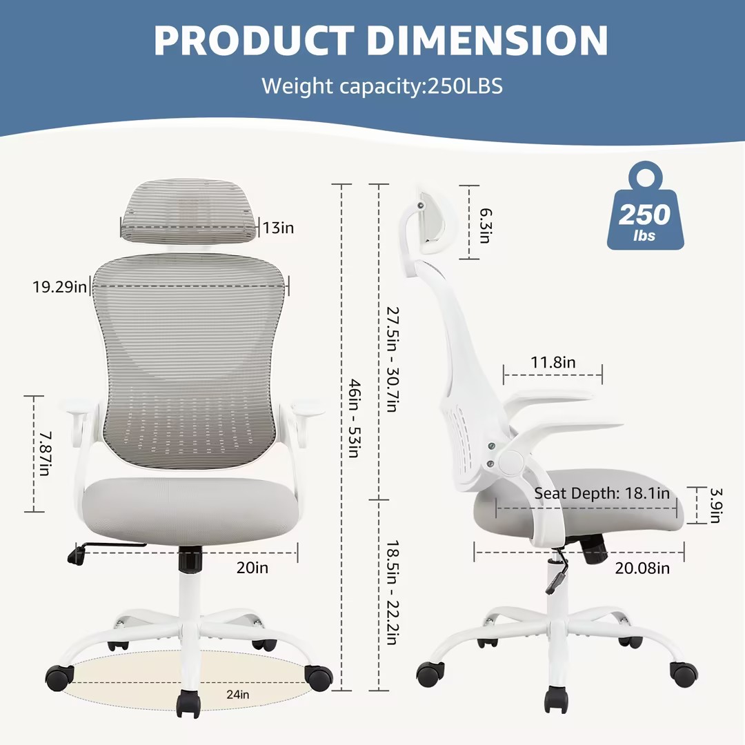 JHK Malha Cadeira de mesa ergo - Home Office Cozy avaliação e preço