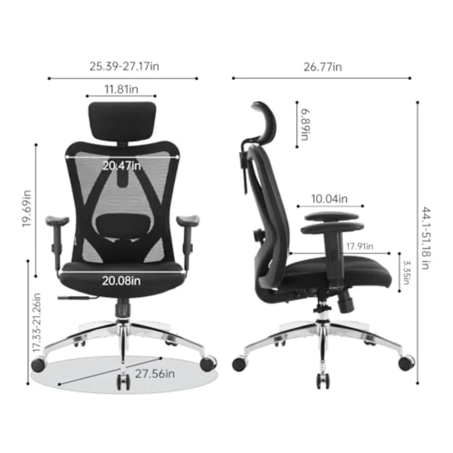 Cadeira de escritório ergonómi - Home Office Desks avaliação e preço