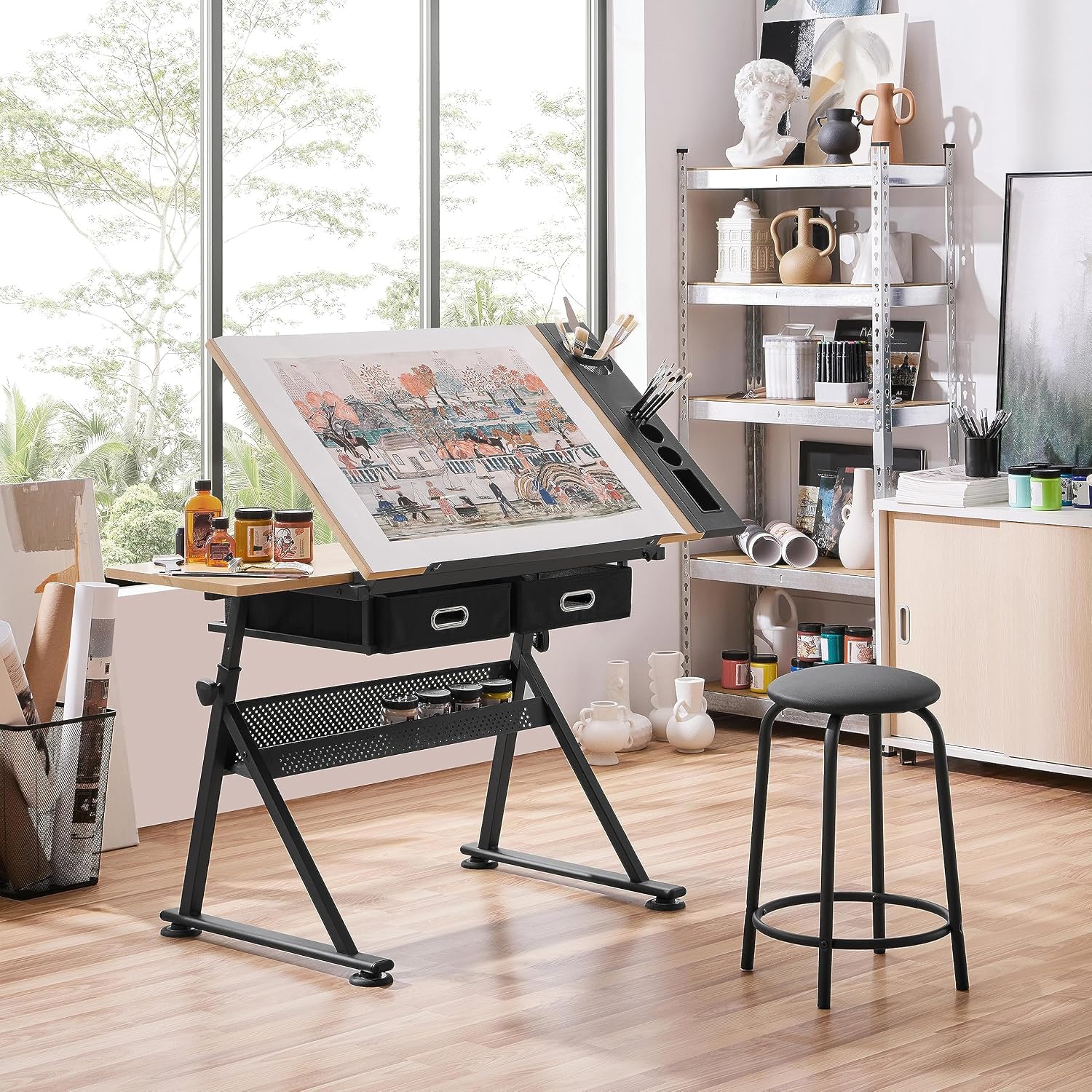 Mesa de Desenho Ajustável com  - Home Office Desks avaliação e preço