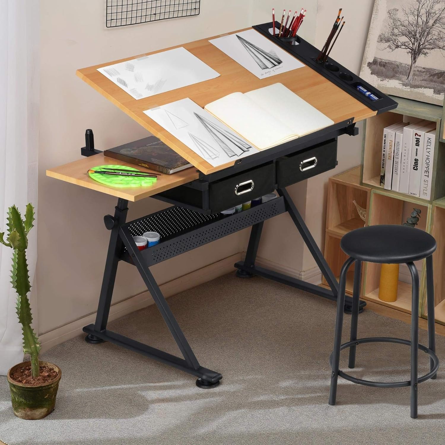 Mesa de Desenho Ajustável com  - Home Office Desks avaliação e preço