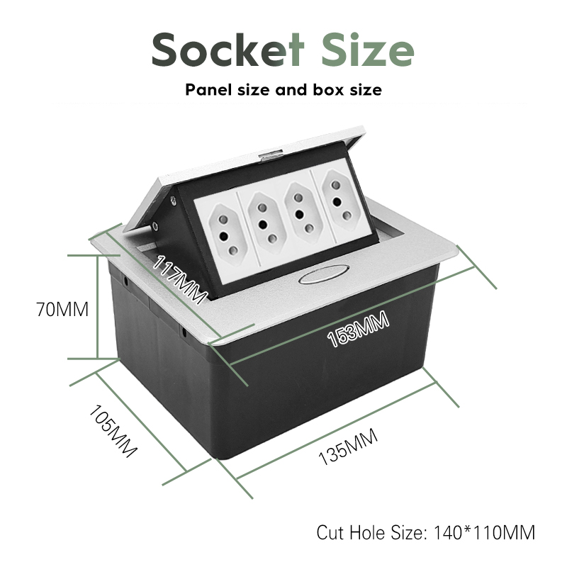 Tomada de Mesa Embutida de Met - Power Strip Desk avaliação e preço