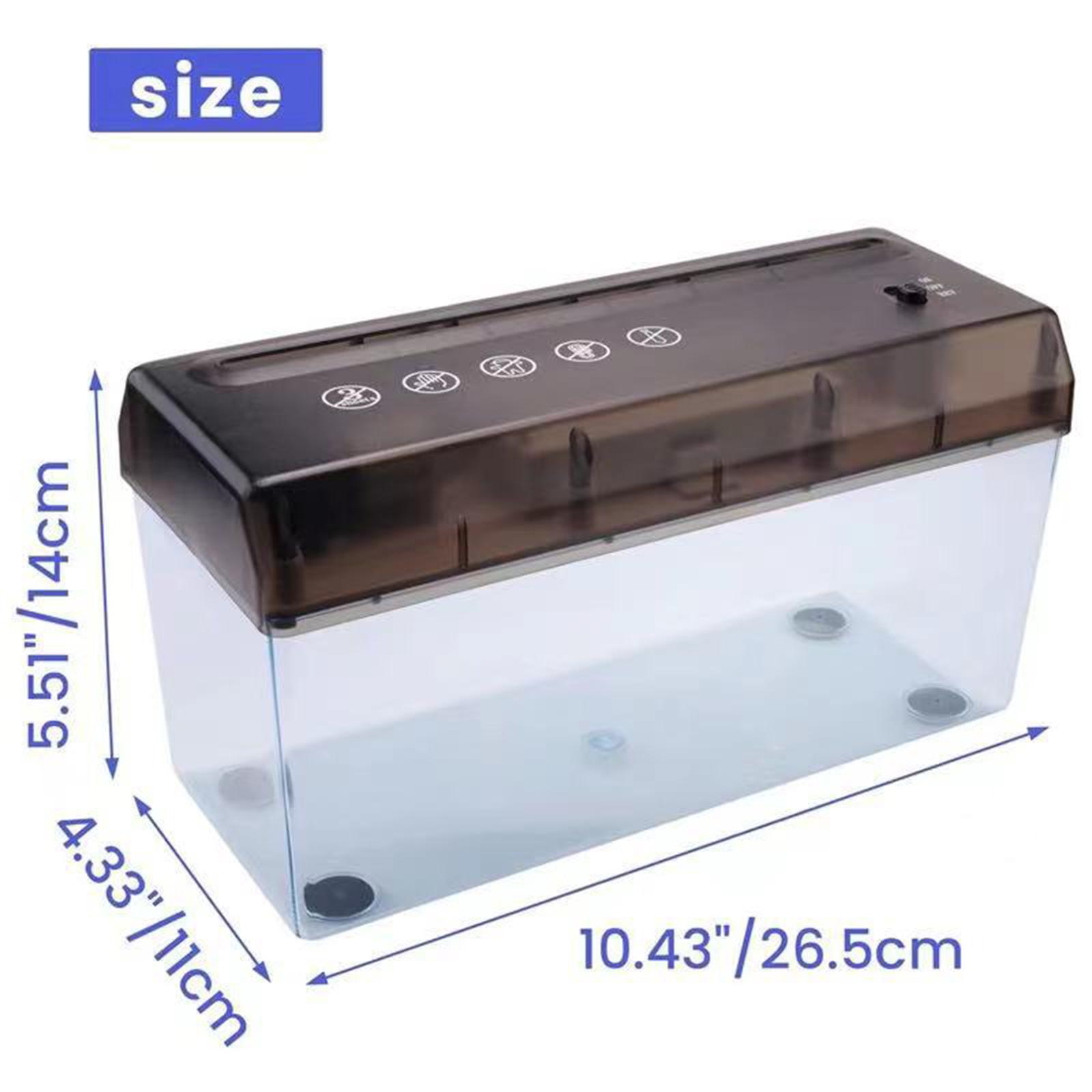 Mini Triturador De Papel Elétr - Home Office Paper Shredder avaliação e preço