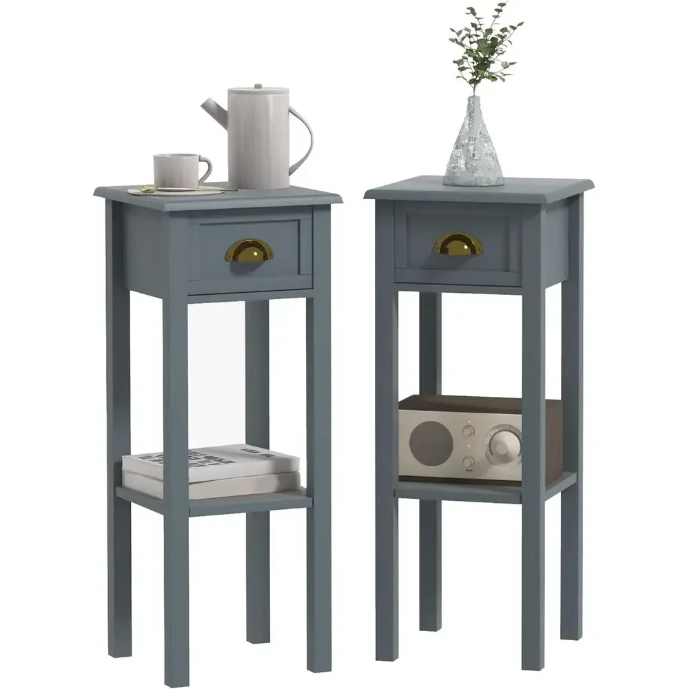 Mesa de apoio cinza, de design - Desk Drawer Small avaliação e preço