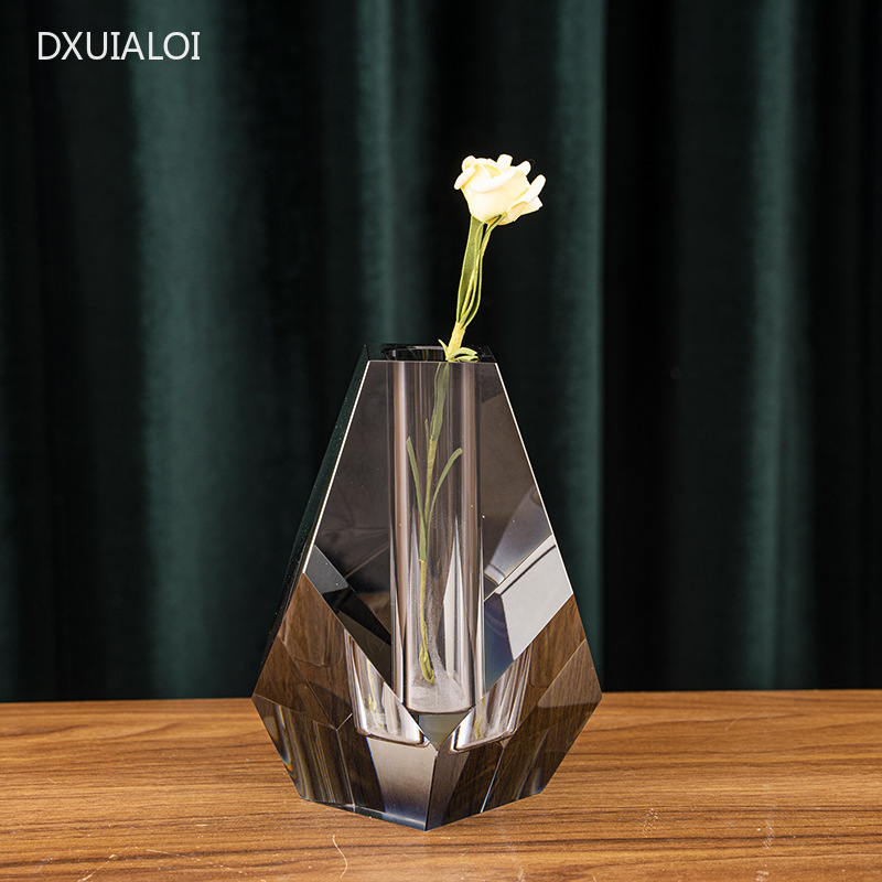 Vaso de cristal moderno e mini - Home Office Interior Design avaliação e preço