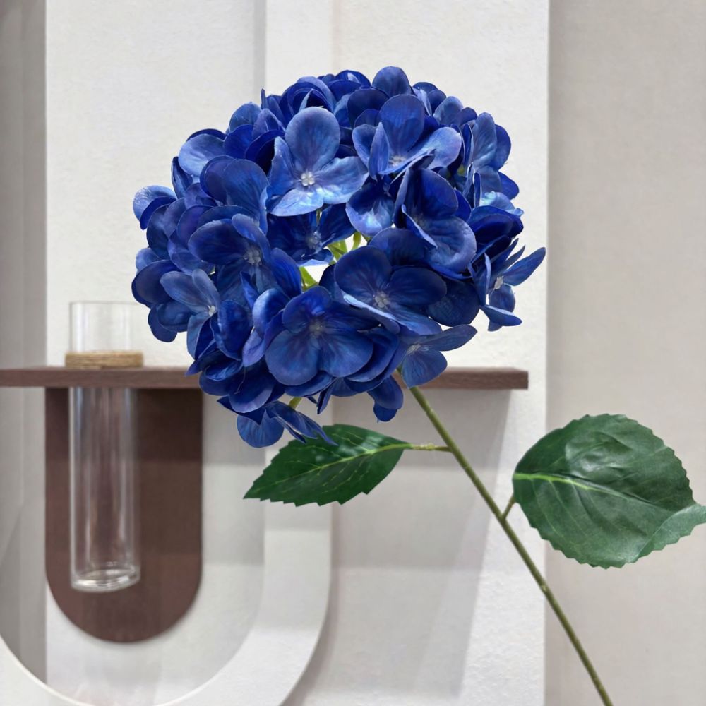 Flores de hortênsia de seda de - Home Office Backdrop avaliação e preço