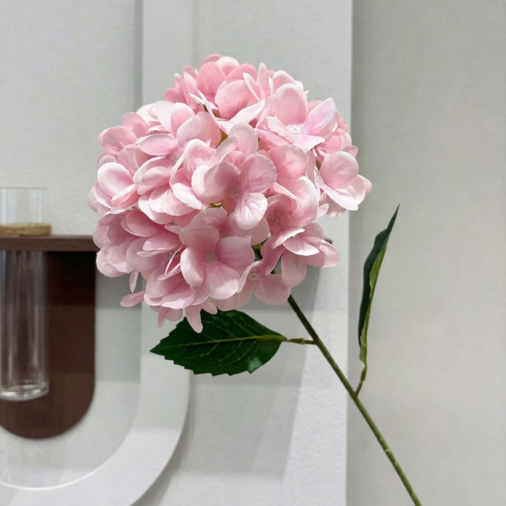 Flores de hortênsia de seda de - Home Office Backdrop avaliação e preço