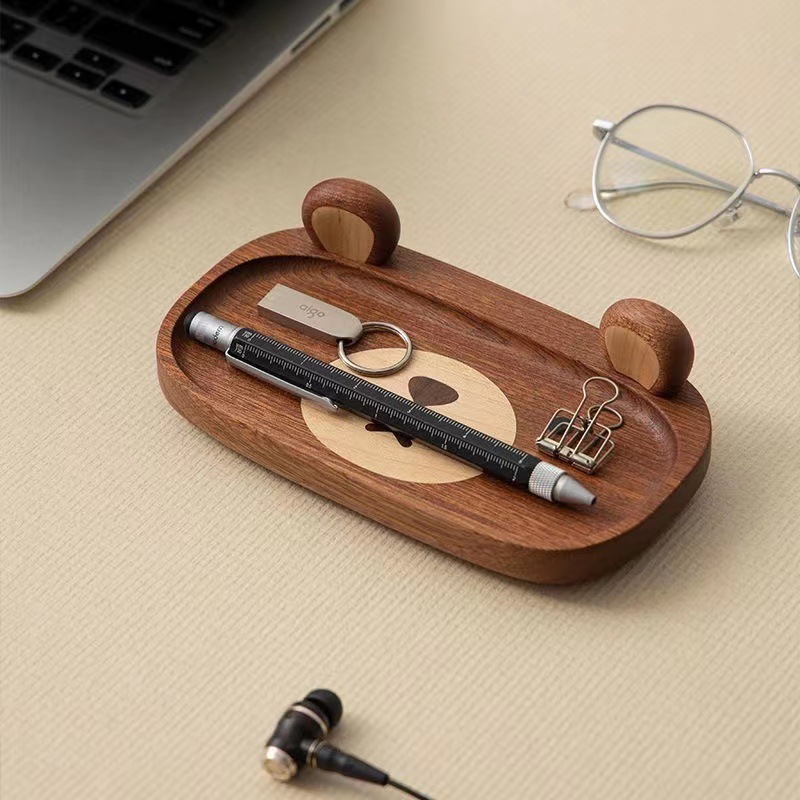 Bandeja de urso de madeira mac - Home Office Gif avaliação e preço