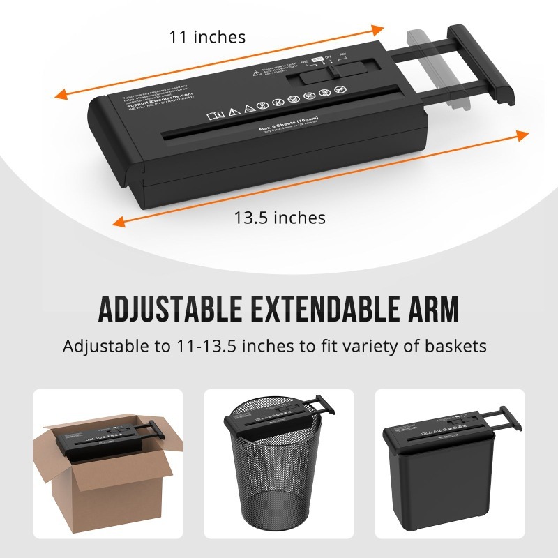 Destruidor de Papel Manual, De - Home Office Paper Shredder avaliação e preço