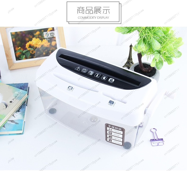 Triturador de papel manual com - Home Office Paper Shredder avaliação e preço