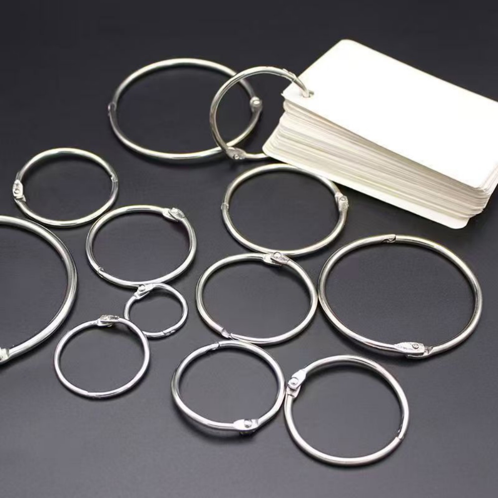 12 Peças de Argolas Metálicas  - Home Office Image avaliação e preço