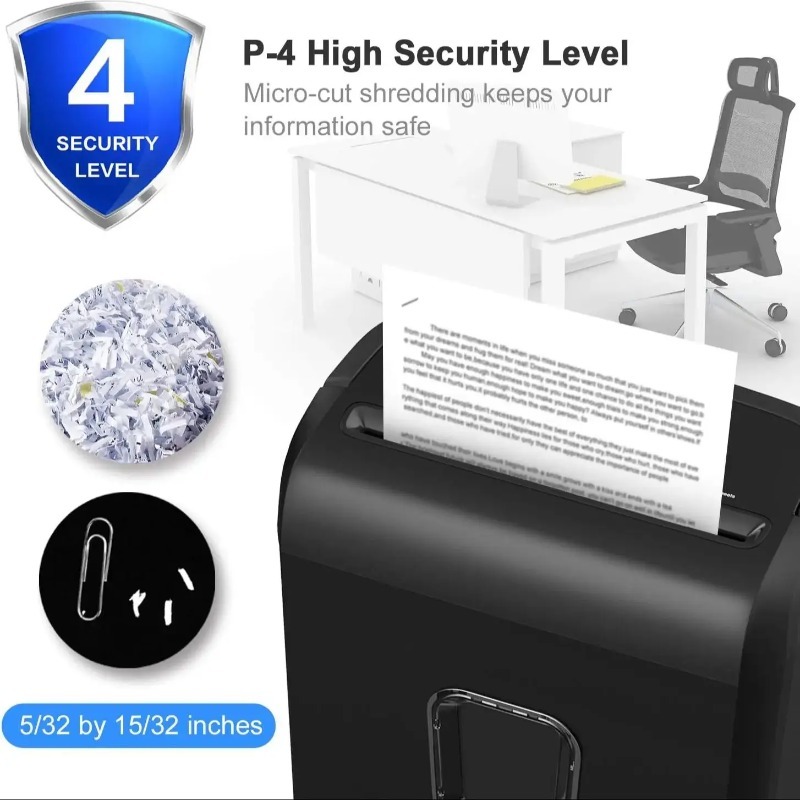 Trituradora de papel microcort - Home Office Paper Shredder avaliação e preço
