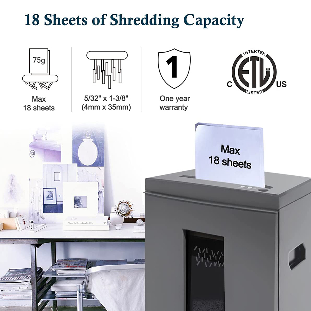 Trituradora de papel para escr - Home Office Paper Shredder avaliação e preço