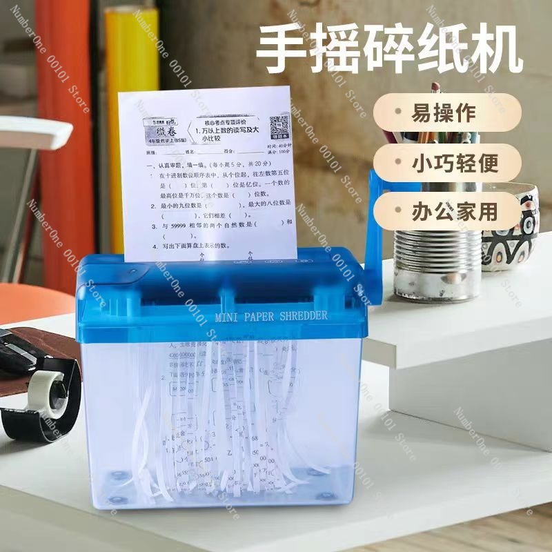 Destruidor de Papel Manual Com - Home Office Paper Shredder avaliação e preço