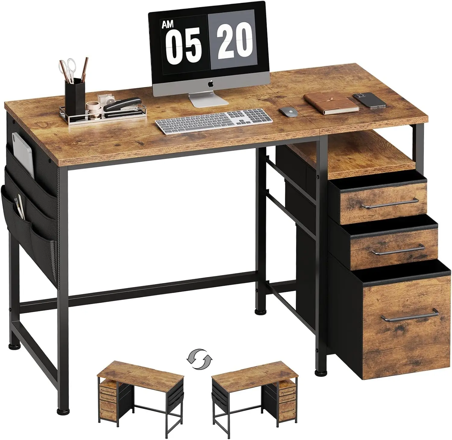 Mesa Pequena com Gavetas, Mesa - Desk Drawer Small avaliação e preço