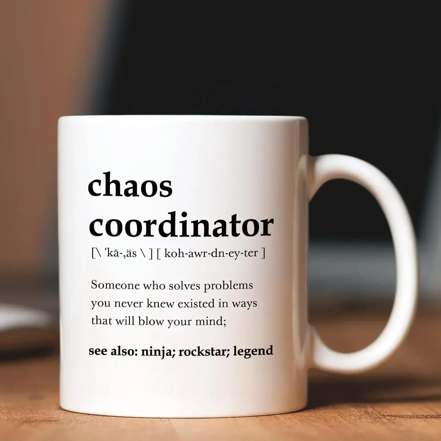 Caneca de Cerâmica com Definiç - Home Office Dictionary avaliação e preço