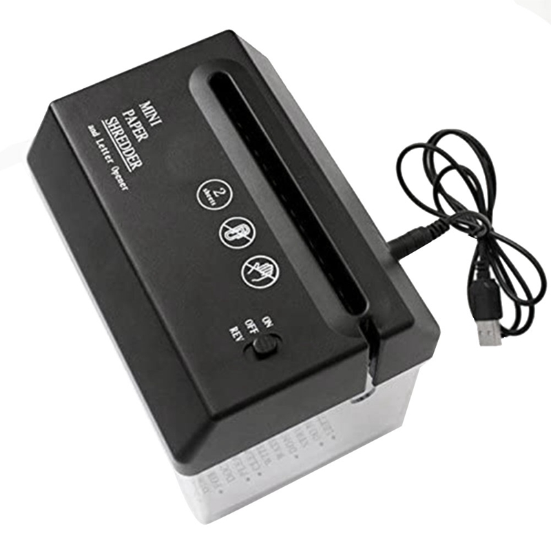 Triturador de papel elétrico p - Home Office Paper Shredder avaliação e preço